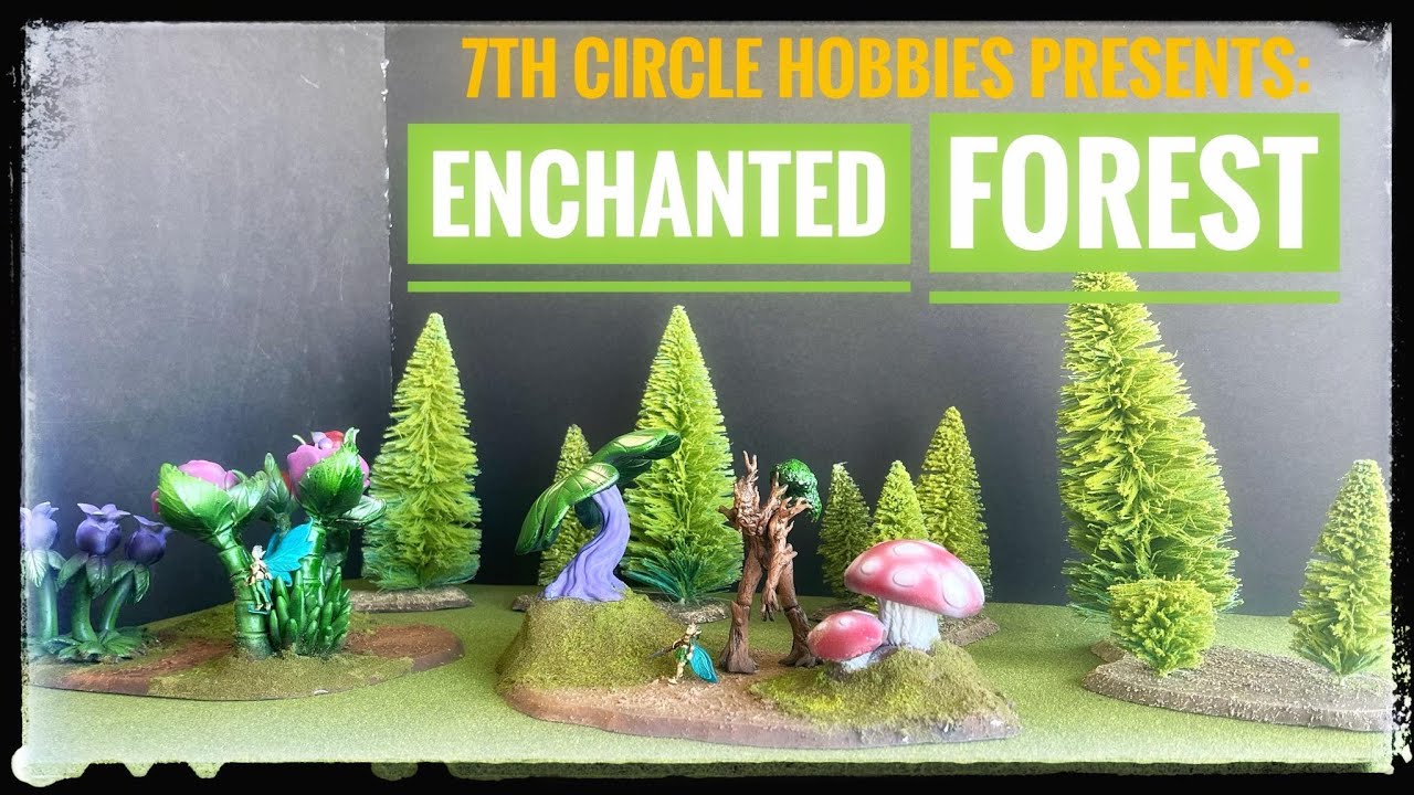 Enchanted Forest Terrain for Tabletop Gaming:Enhancing Your 3dPrints