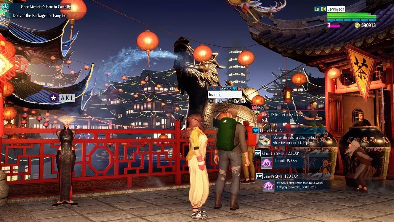 Street Fighter 6 A.K.I Favorite Gift in World Tour