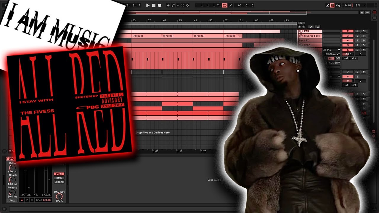 MAKING A BEAT FOR PLAYBOI CARTIS I AM MUSIC (ABLETON COOKUP)