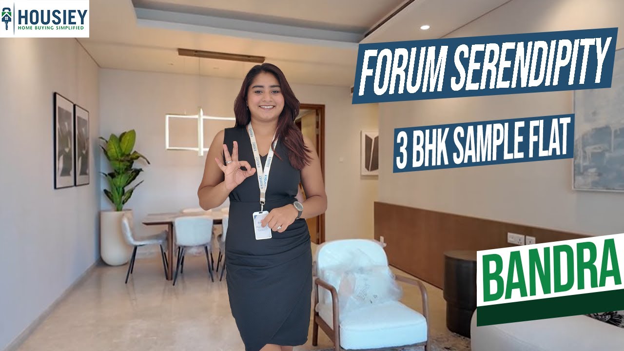 Forum Serendipity | Premium 3BHK Sample Flat Tour At BKC Bandra East Mumbai | Review 2026
