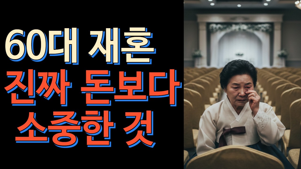 60대 재혼 부부들이 겪는 진짜 현실, 지혜와 사랑으로 헤쳐나갑니다 #60대 #노후준비 #건강한중년