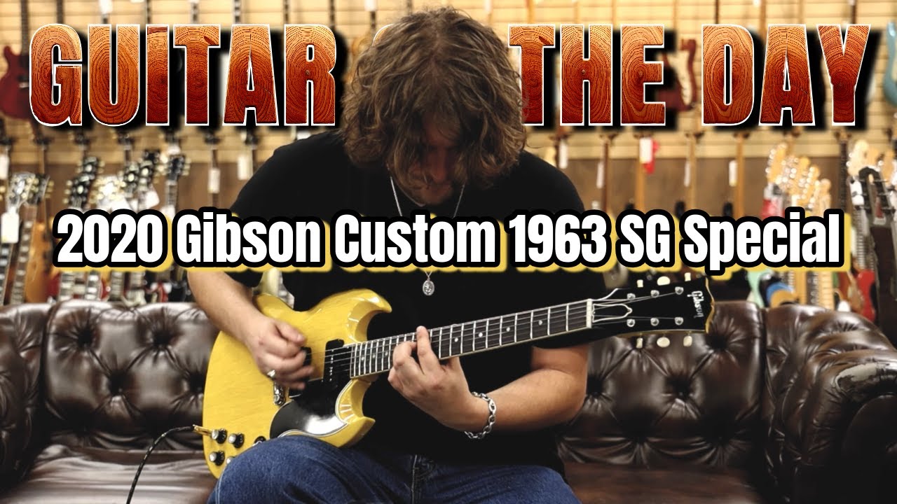 Gibson Custom 1963 SG Special TV Yellow 2020 года | Гитара дня