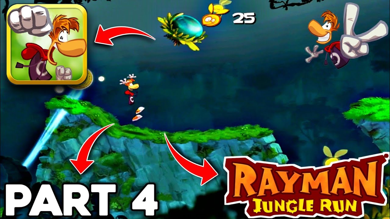 Rayman Jungle Run Gameplay Part 4 Android/IOS
