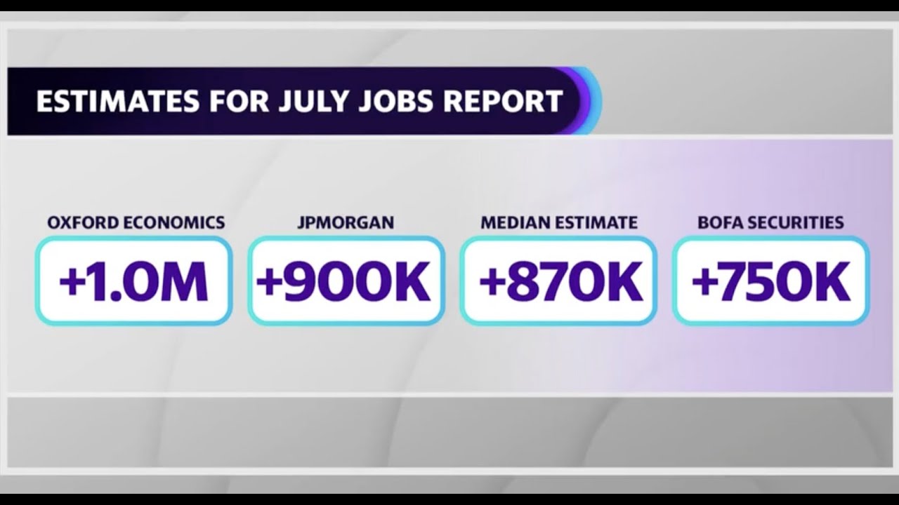 What to know ahead of the July jobs report release