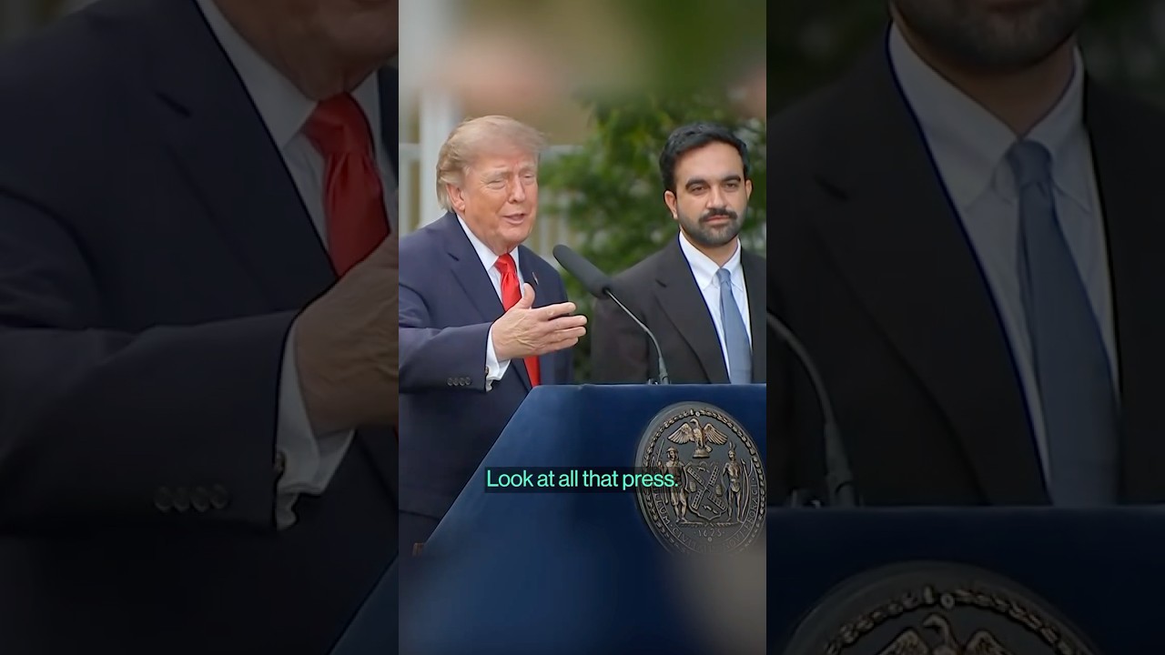 Trump, Mamdani Address White House Press Ban After Meeting