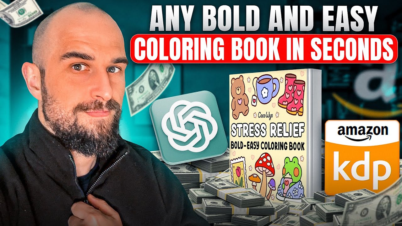 Make ANY Bold And Easy Coloring Book In SECONDS With AI