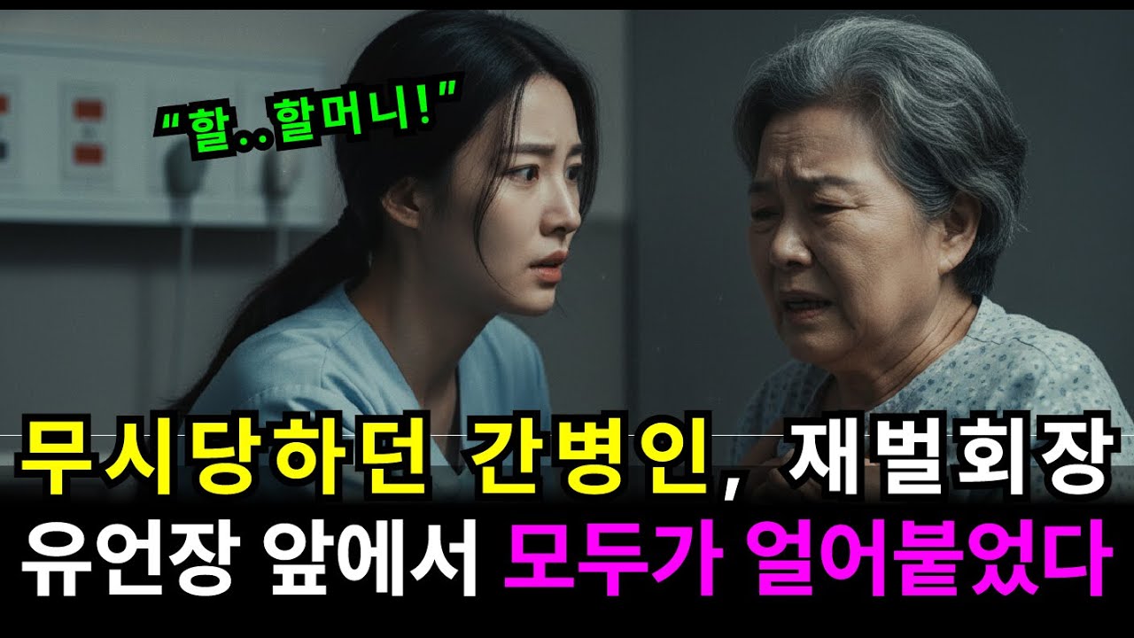 재벌가에서 개 취급받던 간병인, 회장님이 '내 딸'이라 부른 진짜 이유 | 노후사연 |감동사연 | 사연라디오 | 오디오북
