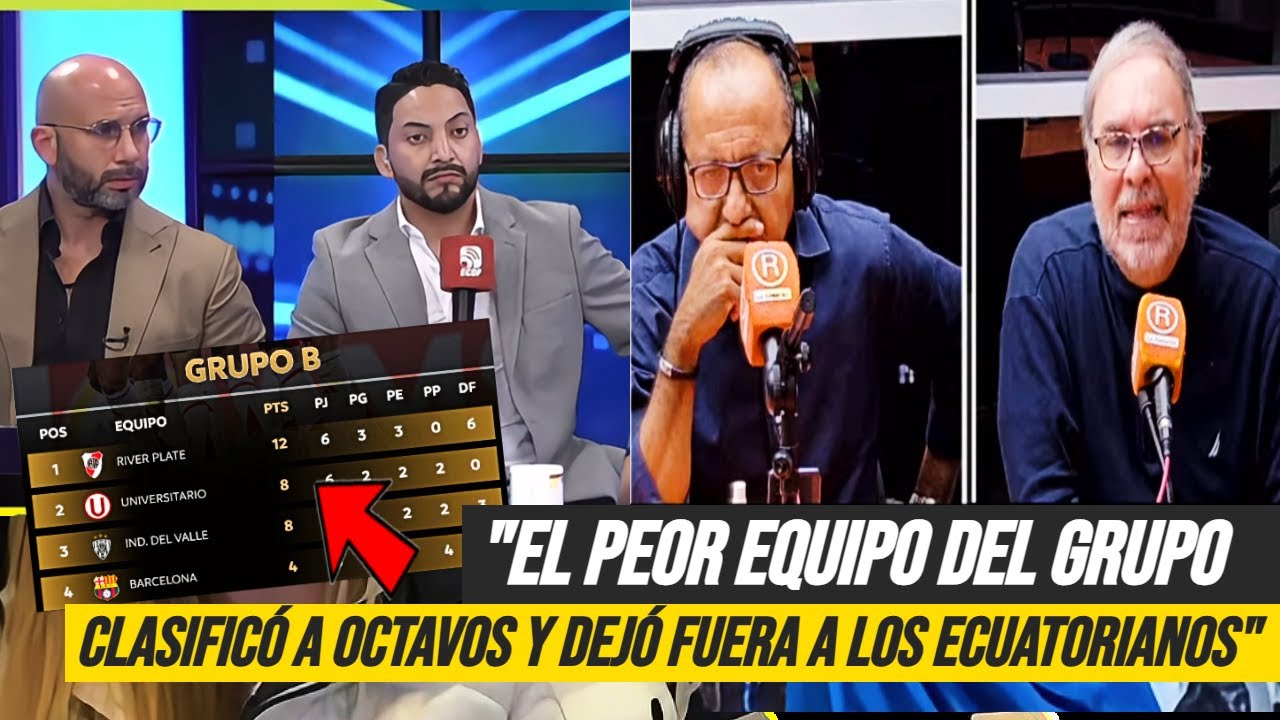 PRENSA ECUATORIANA MENOSPRECIA A UNIVERSITARIO TRAS OBTENER SU PASE A OCTAVOS DE LA LIBERTADORES