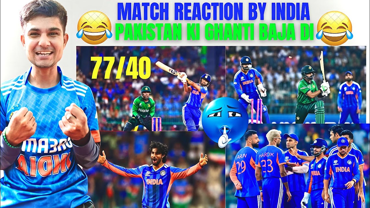 India 🇮🇳 Vs Pakistan🇵🇰 ICC T20 World Cup Match l Ishan Kishan 77 🤫 India Beat Pakistan by 61 Runs 