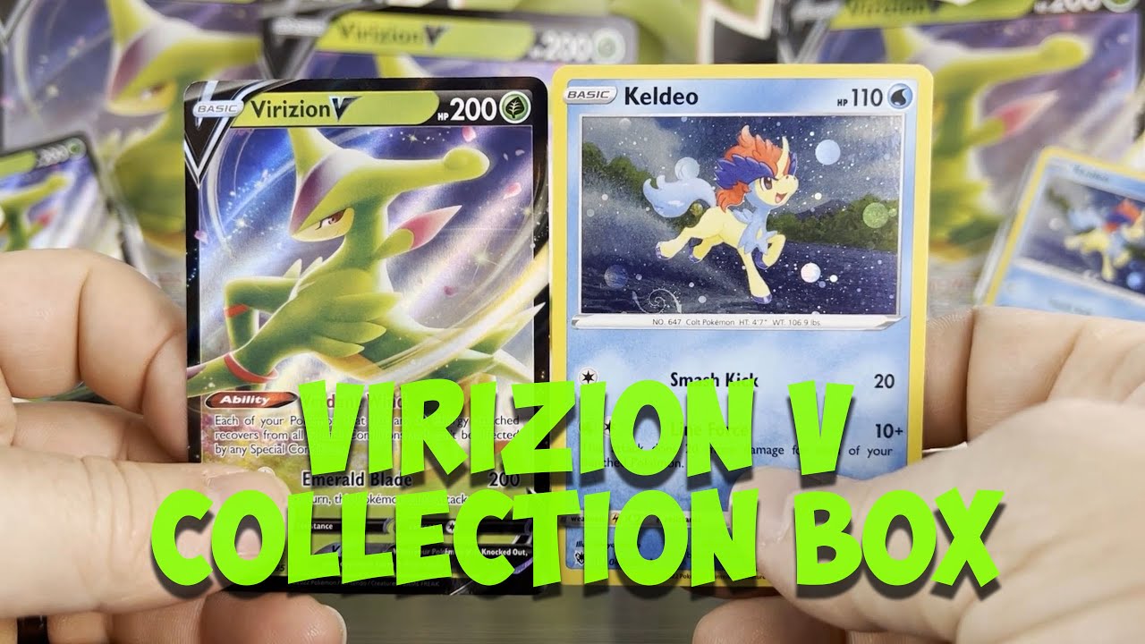 Opening the new Virizion V Collection Box w/code giveaways!