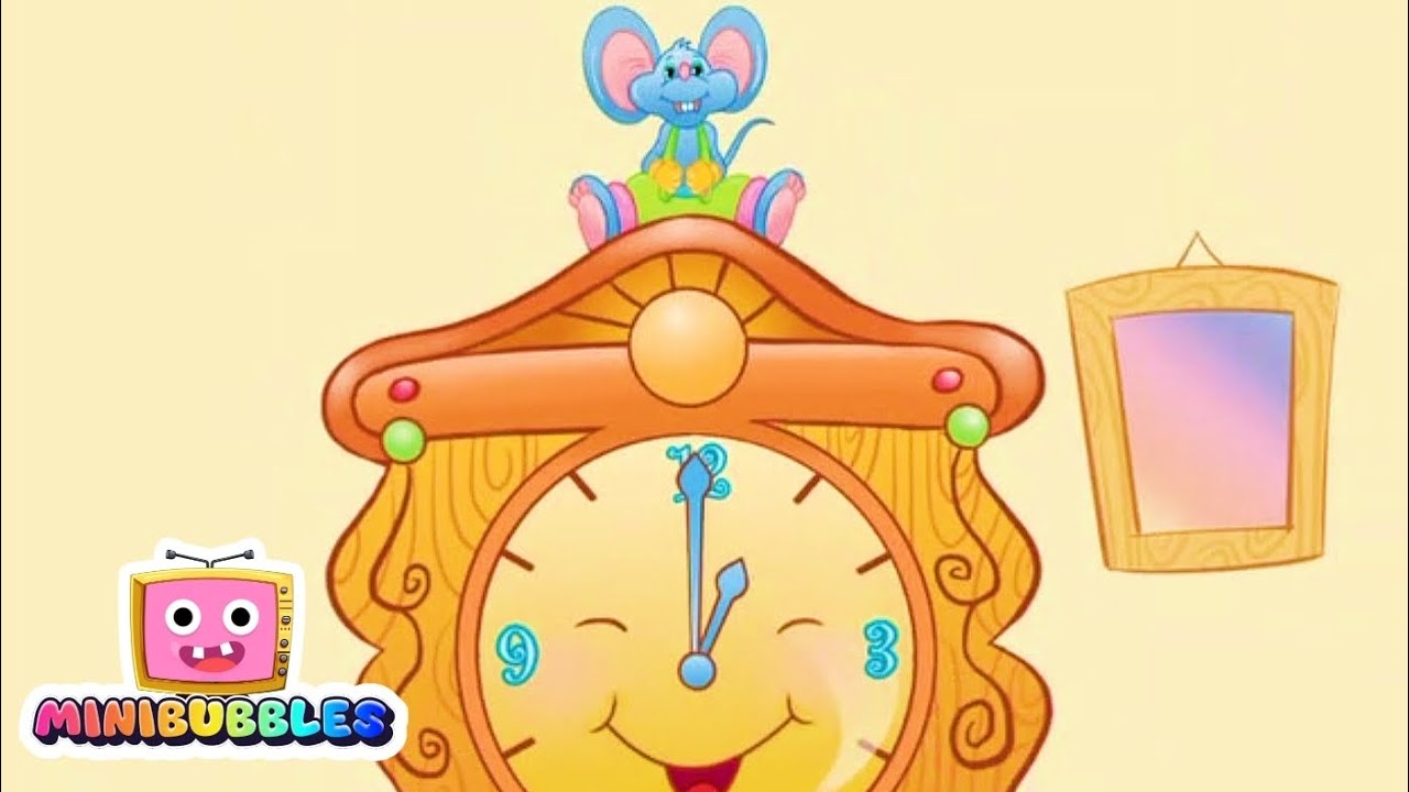 Hickory Dickory Dock - Kids Songs and Nursery Rhymes - MiniBubbles