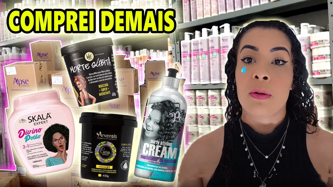 COMPRANDO CREMES PARA CACHOS ! ROTINA REALZONA