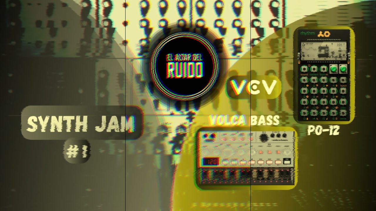 Jam Volca Bass + PO 12 en VCV 