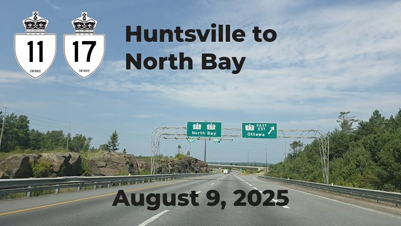 Ontario Highway 11 North ★ Huntsville to North Bay • August 9, 2025