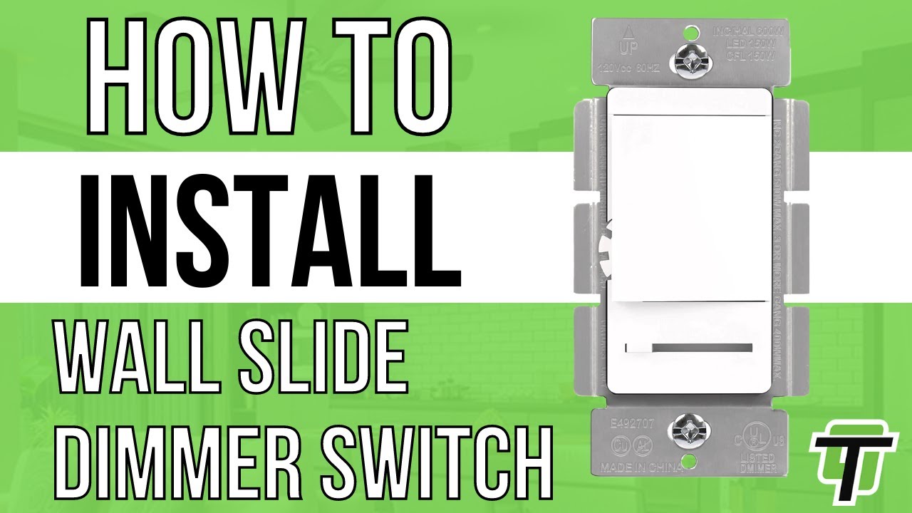 Wall Slide Dimmer Switch TGDMDS-120 Installation Guide | TOPGREENER