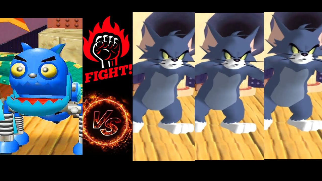 Tom and Jerry War of the Whiskers Gameplay HD - Robot Cat vs Tom, Tom and Tom - Funny Cartoon Game