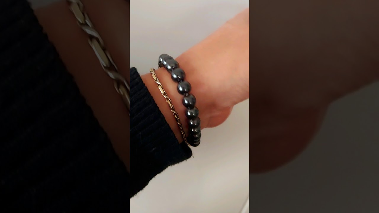 Hematiet armband van Lucky Shh