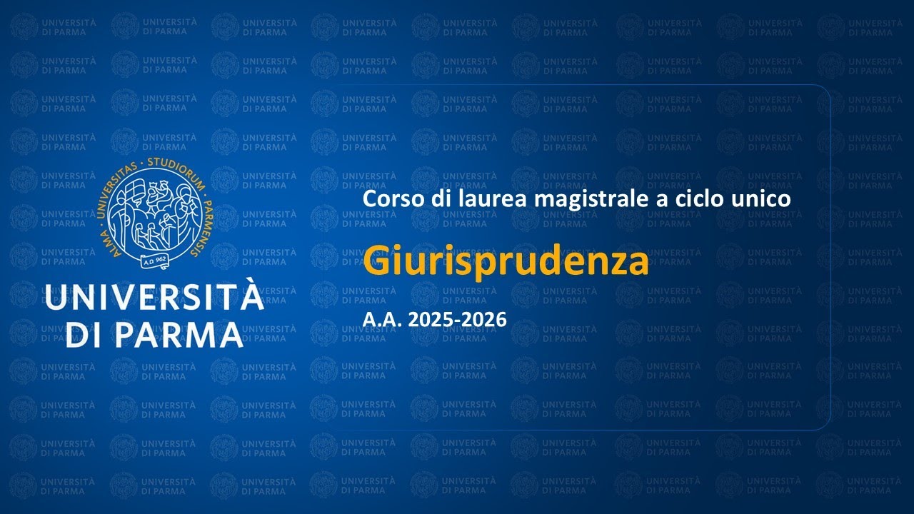 Corso di laurea magistrale a ciclo unico in 