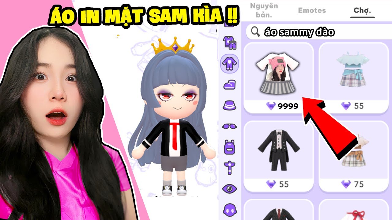 SAMMY BẤT NGỜ KHI CÓ TRANG PHỤC IN MẶT SAM TRONG BUD