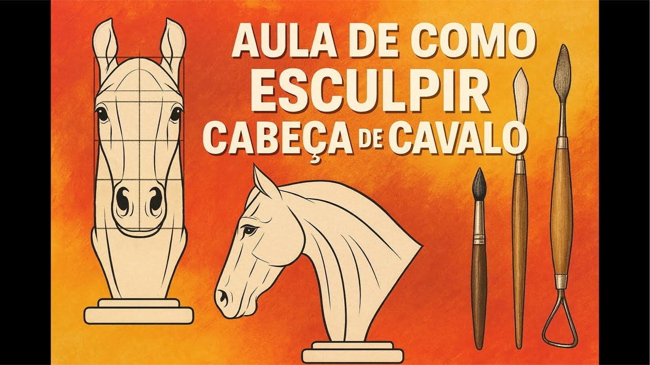 Aprenda de vez a fazer escultura de cavalos em isopor