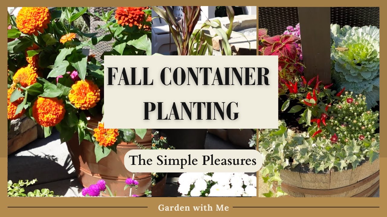 FALL CONTAINER PLANTING | SPICY EDITION | GARDENING INSPIRATION