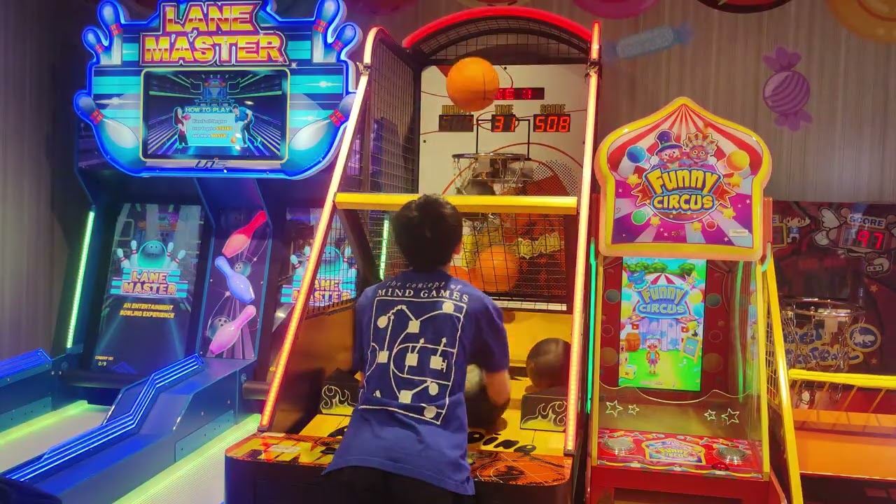 [@tomlai738#2] Street Basketball arcade 7 balls 803 points | 街頭籃球機7球803分
