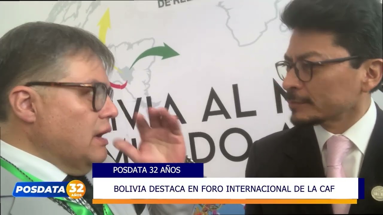 BOLIVIA DESTACA EN EL FORO ECONÓMICO INTERNACIONAL DE LA CAF EN PANAMÁ. 📌📌📌📌📌📌