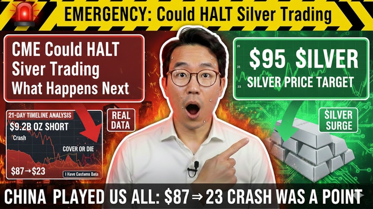 EMERGENCY: CME Could HALT Silver Trading ($95 Breaking Point, What Happens Next Based On Real Data)