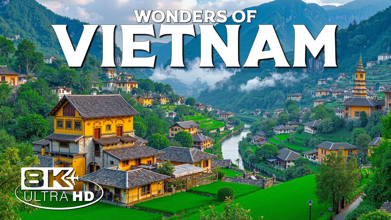 Wonders of Vietnam | Explore From Ancient Towns to Tropical Coastal Views | Travel 8K UHD Video