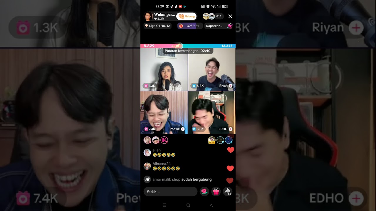 LAN... aa udah berusaha keras ya LAN yc 😂😂