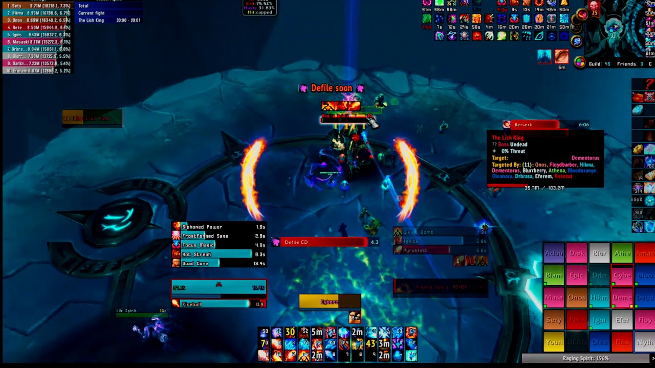 Warmane guild Akama //LoD Ttw mage POV