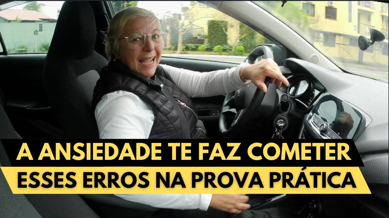 ☝️ A ANSIEDADE te faz cometer esses ERROS 😖 na PROVA PRÁTICA I Márcia Pontes