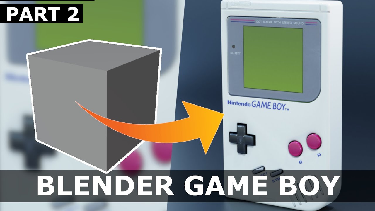 Tutorial: Blender Gameboy - Part 2