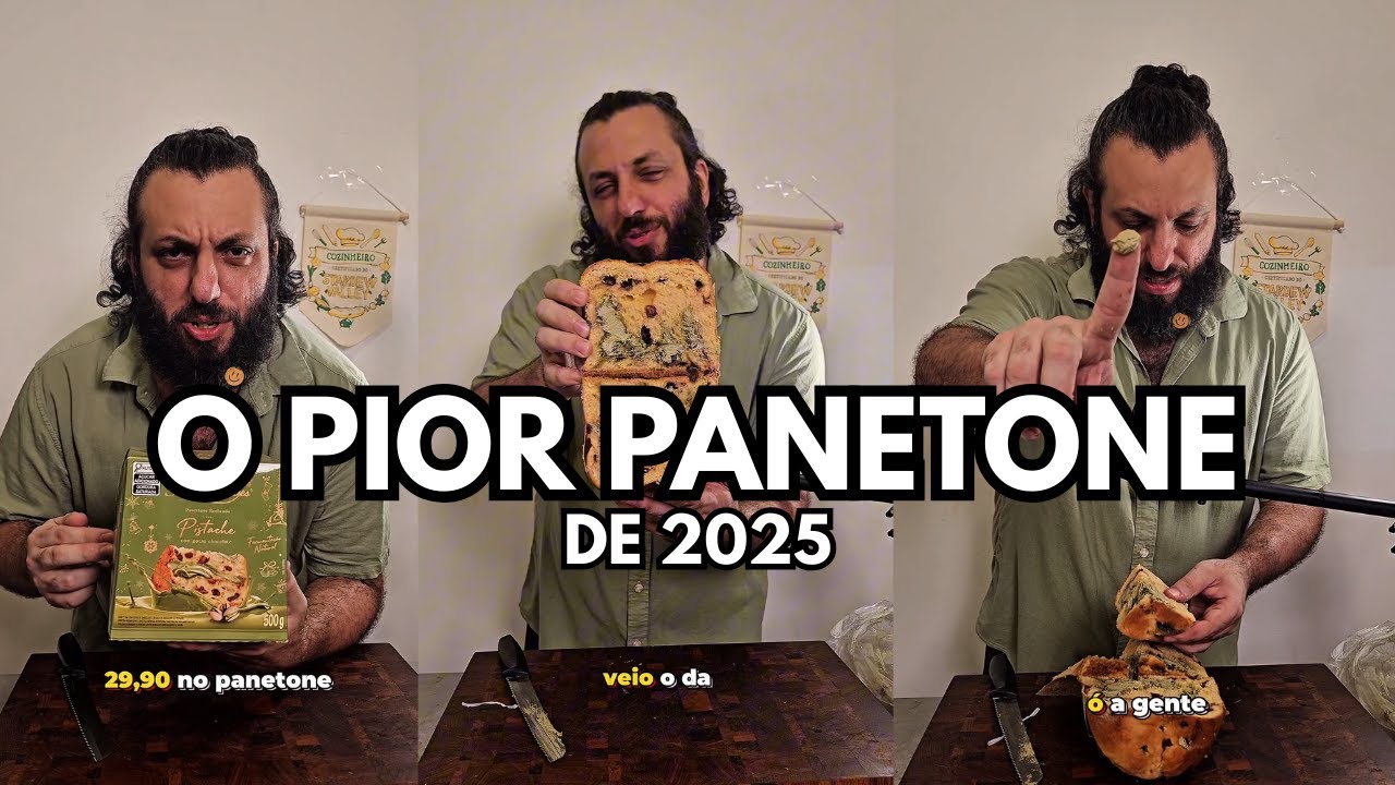 O pior panetone de pistache !!