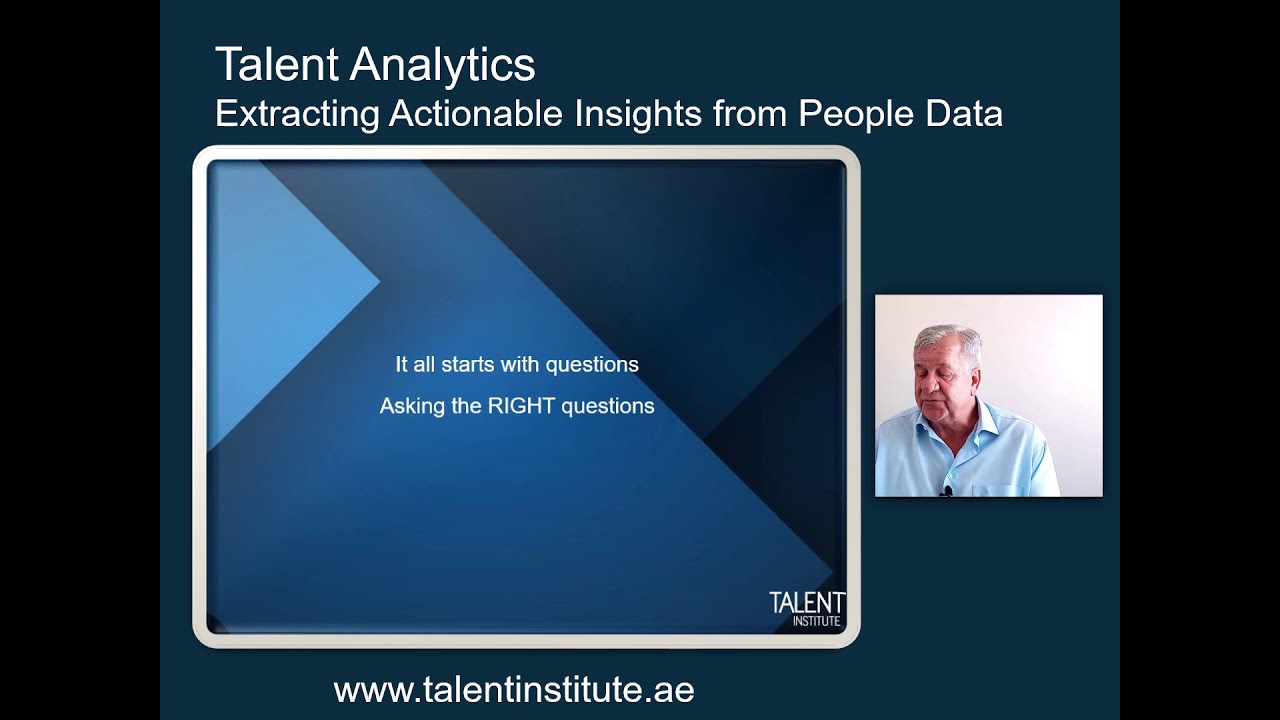 Talent Analytics - Extracting Actionable Insights from People Data