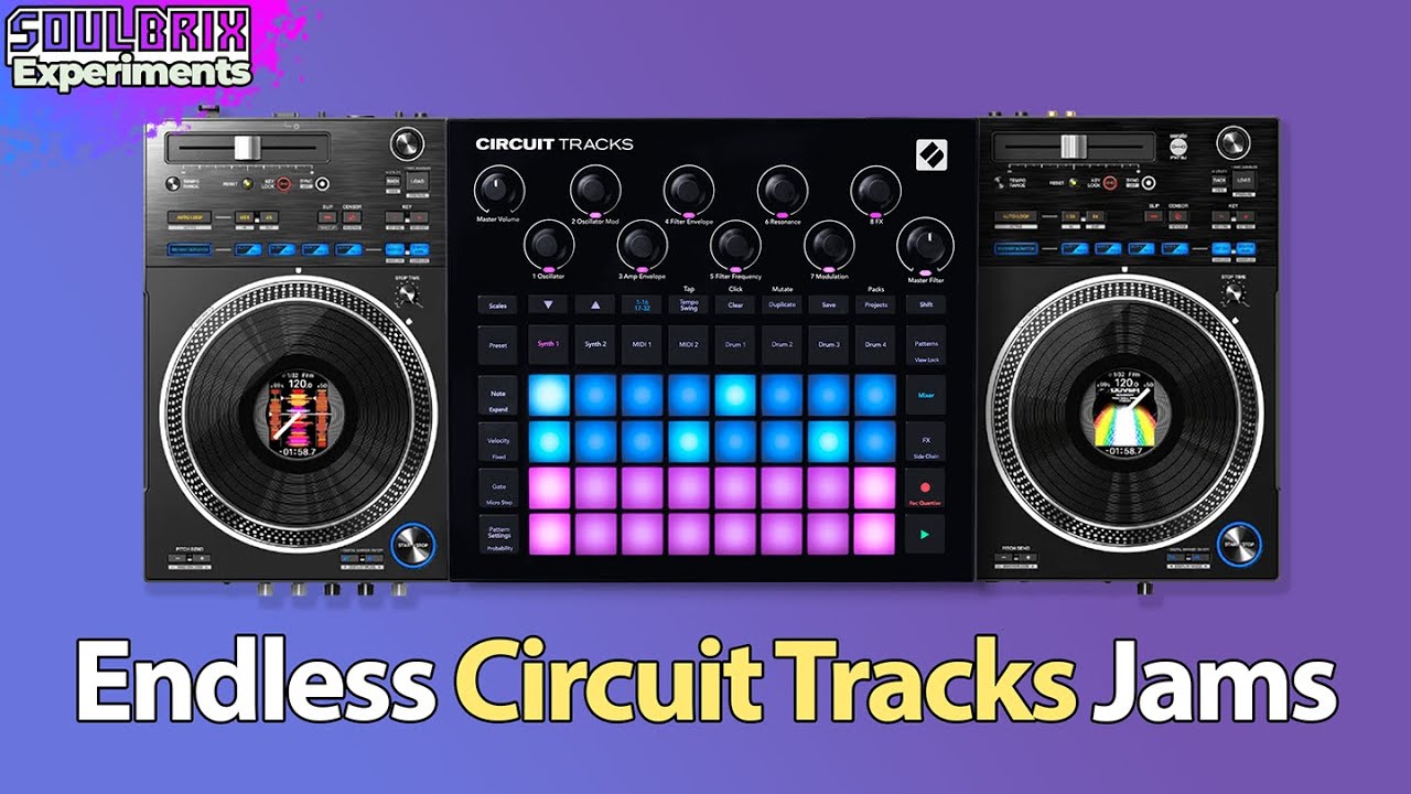Используйте свои треки Circuit в качестве диджея для бесконечных джемов!