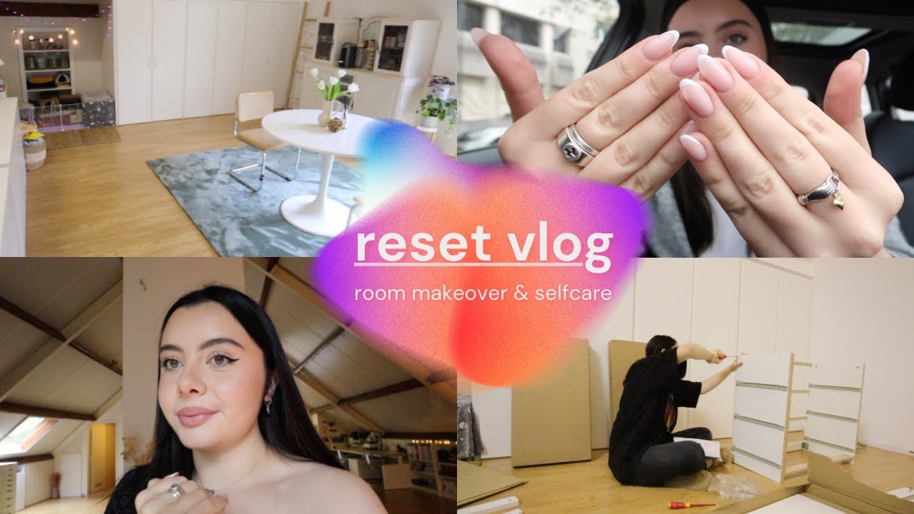 reset vlog : room makeover de folie, ikea, manucure, selfcare & luxury shopping