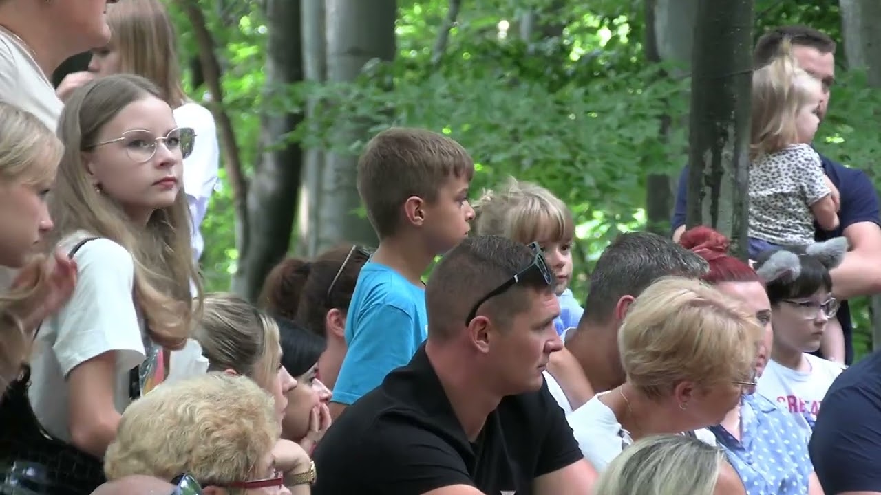 Ustroń 14.07.2024 rok Leśny Park Niespodzianek - Pokazy lotów sów