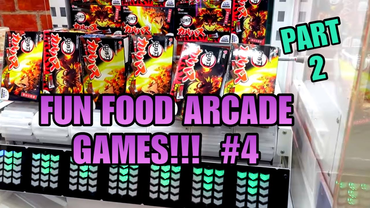 CONTINUATION OF FUN FOOD ARCADE GAMES!!!  #4 (PART 2)