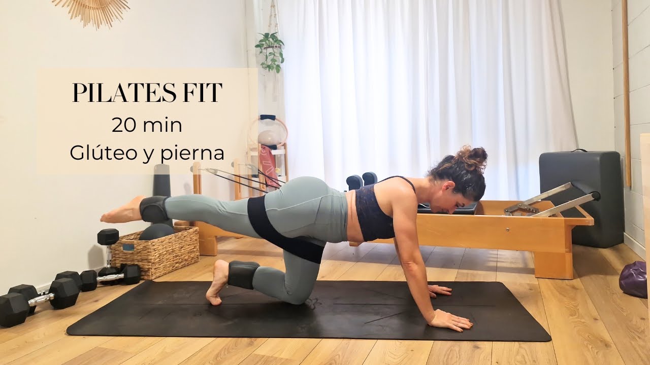 PILATES FIT gluteo y pierna 20 min   HD 720p