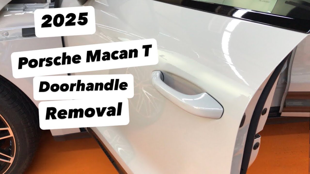 Porsche Macan T 2025 - Door Handle Removal
