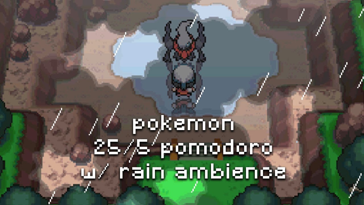 A calming mysterious Pokemon music playlist to bring you nostalgia. (w/ Pomodoro timer)