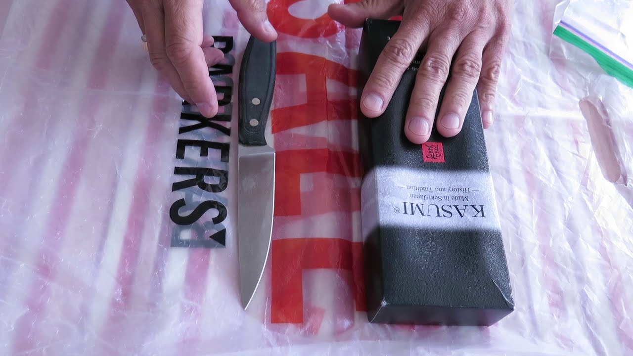 Посылка водный камень Kasumi Japanese water stone unboxing