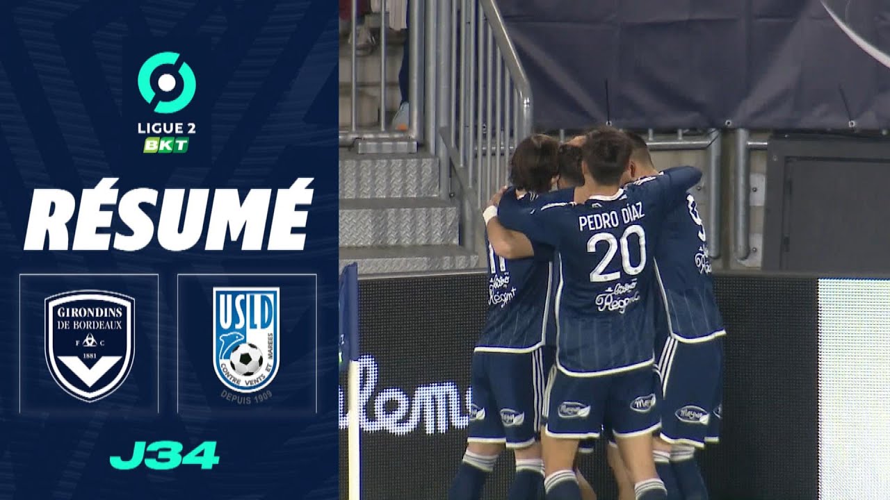 FC GIRONDINS DE BORDEAUX - USL DUNKERQUE (2 - 0) - Résumé - (GdB - USLD) / 2023-2024