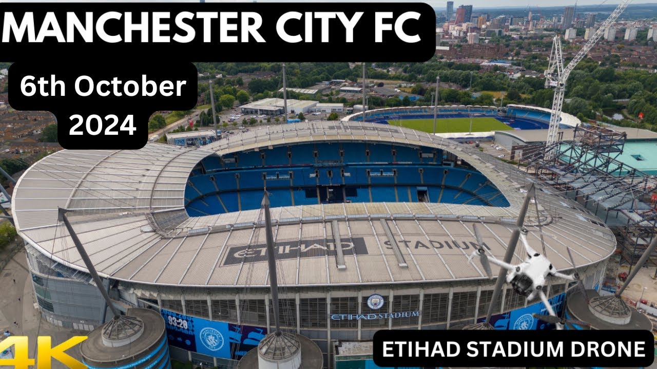 Etihad Stadium Expansion 6th October 2024 - Manchester City FC Drone DJI Mini4 Pro 