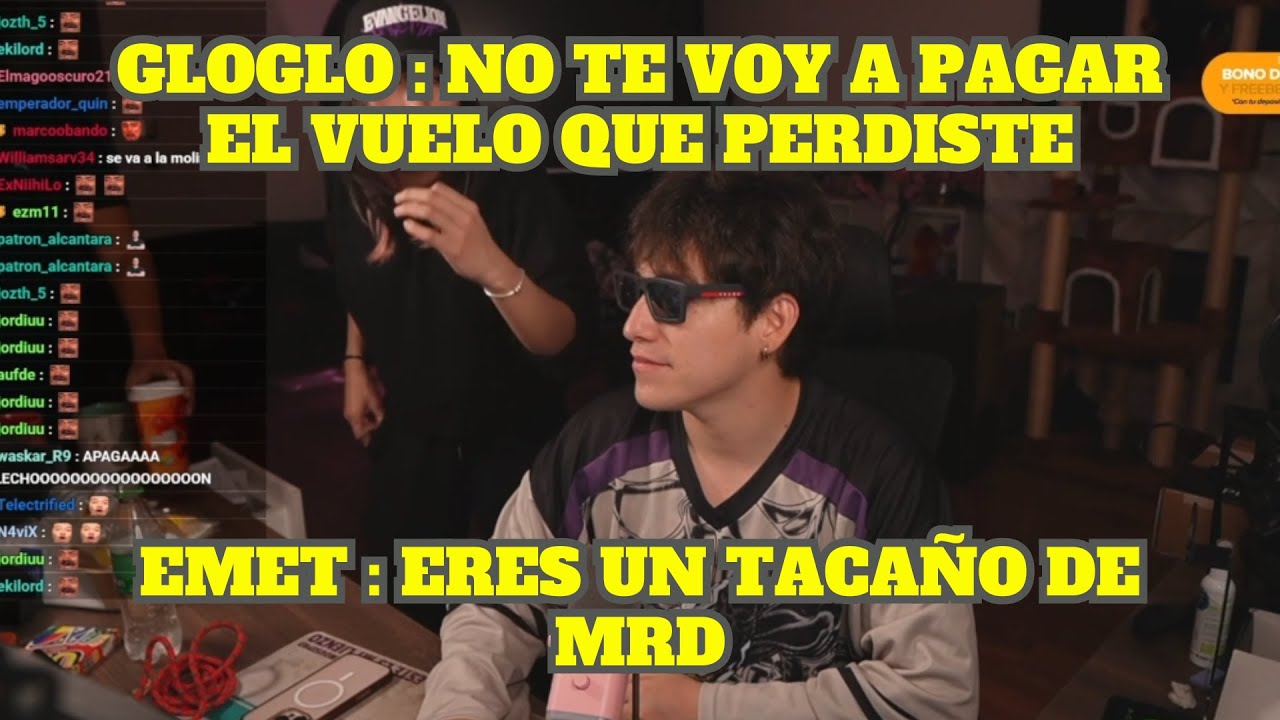 EMETSUKI LE DICE TACAÑO A GLOGLO Y HABLA DEL REGALO QUE LE DIO A SU HERMANO