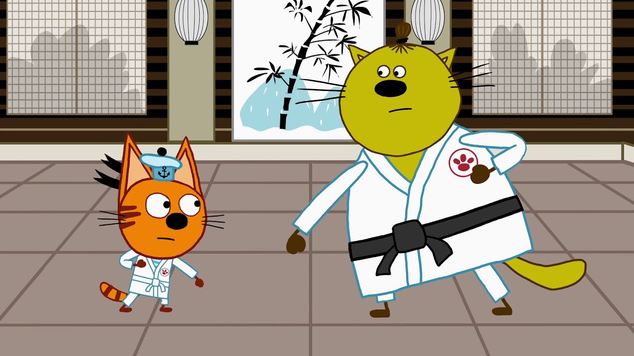 Три Кота | Каратисты | Новая серия 143 | Мультфильмы для детей