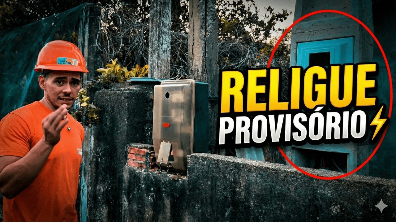 Poste Trifásico Novo e Religação Provisória ⚡ Veja Como Fiz do Jeito Certo
