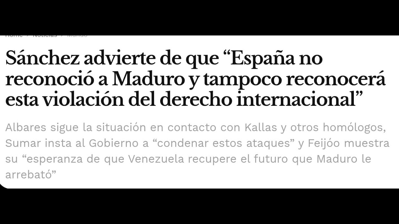 U.M.E. Los derechos según Pedro Sánchez ,Pancho Antonio valijas