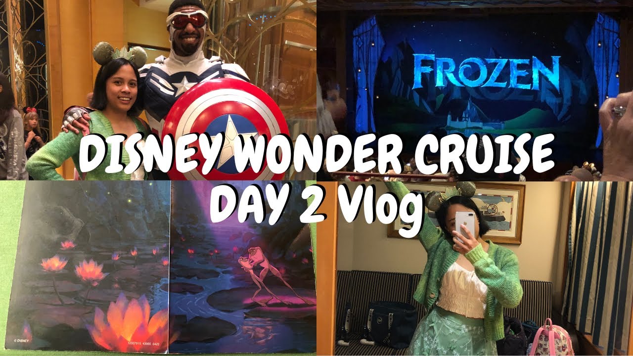 MEETING CHARACTERS AND HEROES ON THE DISNEY WONDER! | Disney Wonder Cruise Day 2 Vlog